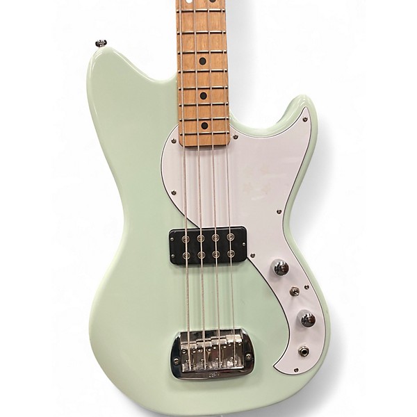 Used G&L Tribute Fallout Bass Surf Green Electric Bass Guitar