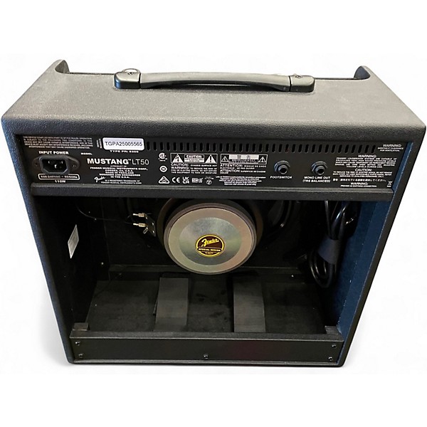 Used Fender Mustang LT50 50W 1x12 Guitar Combo Amp