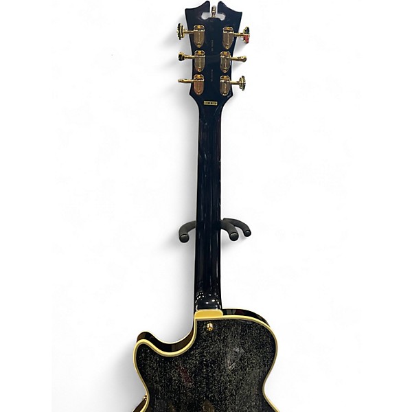 Used 2022 D'Angelico EXCEL SS Black and Gold Hollow Body Electric Guitar