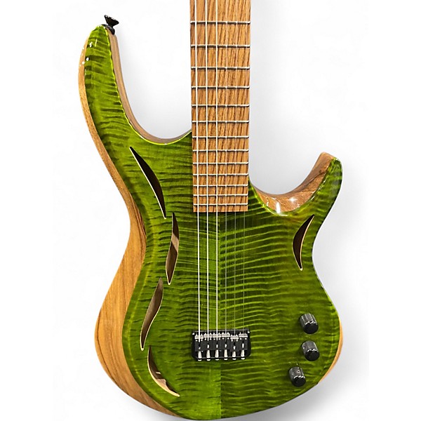 Used Kiesel A2 SEMIHOLLOW Green Classical Acoustic Electric Guitar