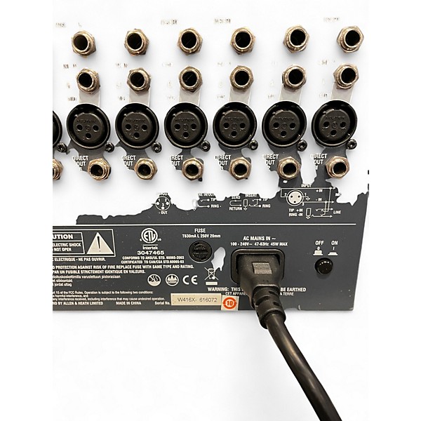Used Allen & Heath MixWizard 4:16:2 Digital Mixer