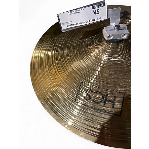Used MEINL 16in HCS Crash Cymbal