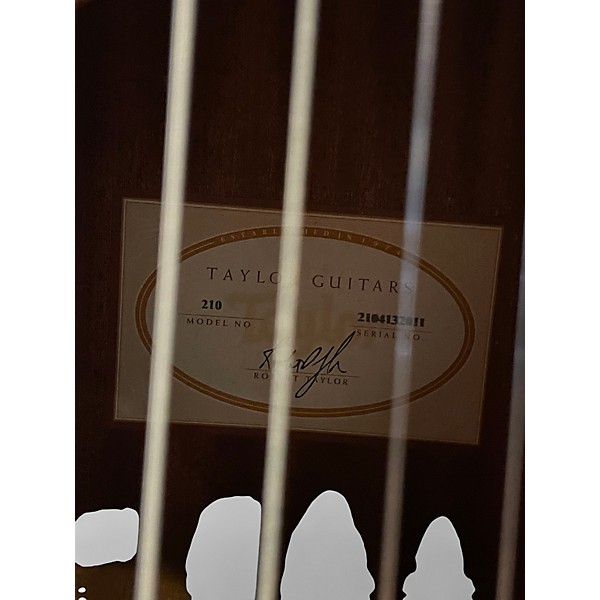 Used Taylor 210 Natural Acoustic Guitar