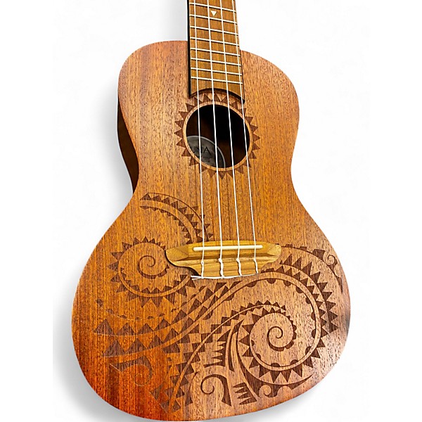 Used Luna Concert Tattoo NATURAL Ukulele