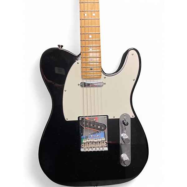 Used Fender American Standard Telecaster Black Solid Body Electric Guitar