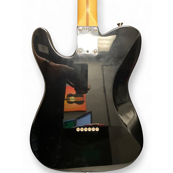 Used Fender American Standard Telecaster Black Solid Body Electric Guitar