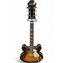 Used Epiphone Casino 2 Color Sunburst Hollow Body Electric Guitar
