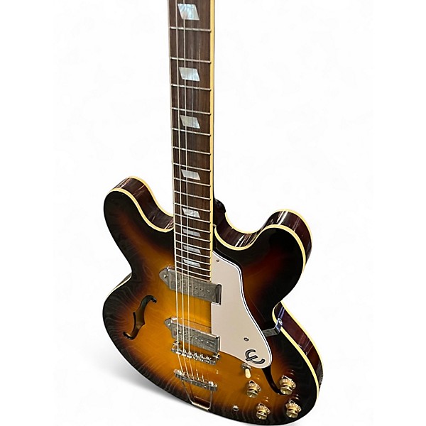 Used Epiphone Casino 2 Color Sunburst Hollow Body Electric Guitar