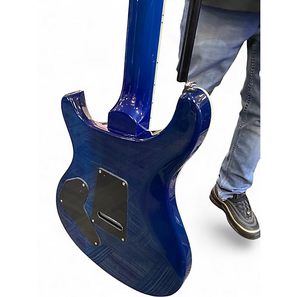Used PRS SE Custom 24 Piezo LAKE BLUE Hollow Body Electric Guitar