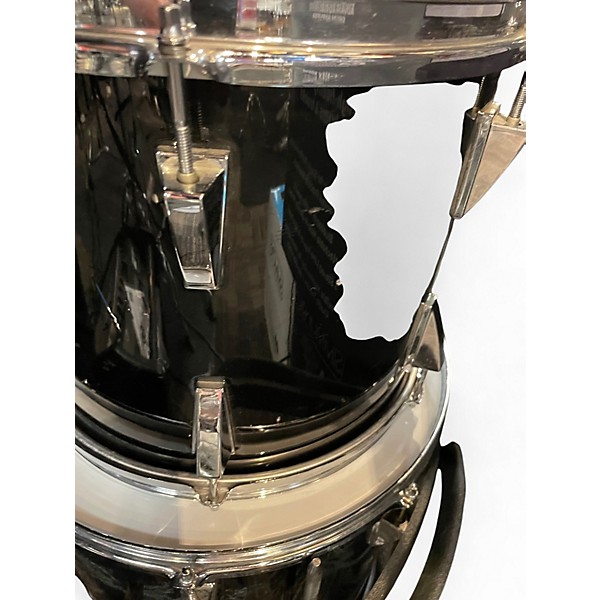 Used Yamaha 5 Piece Stage Series Black Drum Kit