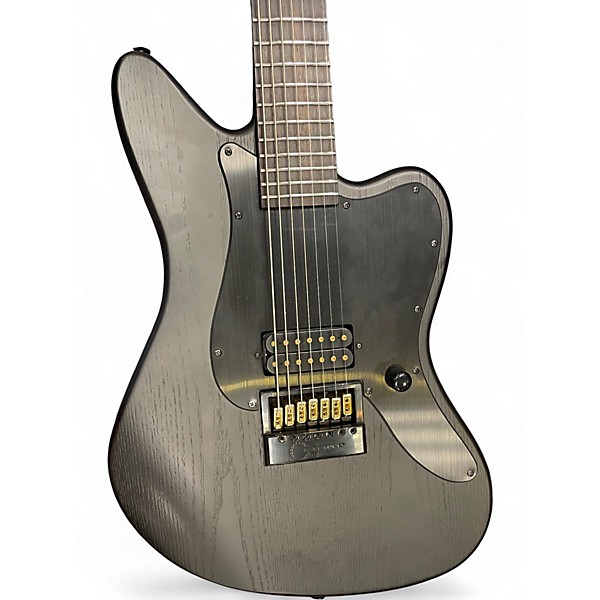 Used ESP LTD AWX7JB Black Baritone Guitars