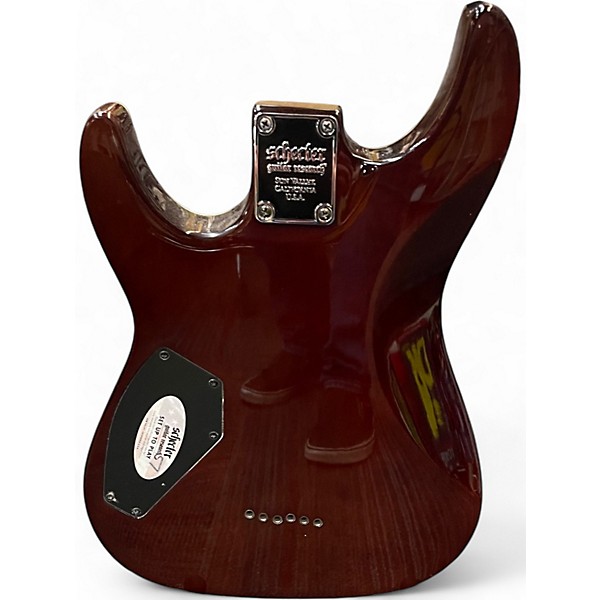 Used Schecter Guitar Research Omen Extreme 6 2 Color Sunburst Solid Body Electric Guitar