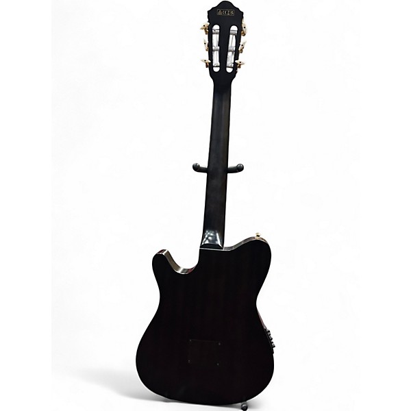 Used Ibanez FRH20FMN flamed maple Acoustic Guitar