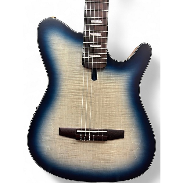 Used Ibanez FRH20FMN flamed maple Acoustic Guitar