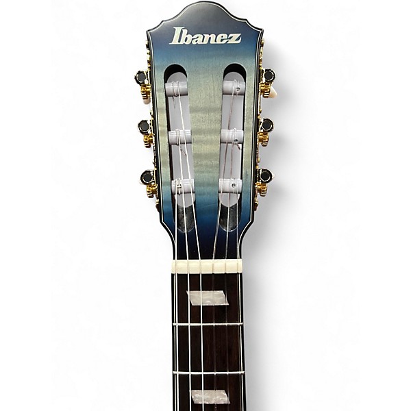 Used Ibanez FRH20FMN flamed maple Acoustic Guitar