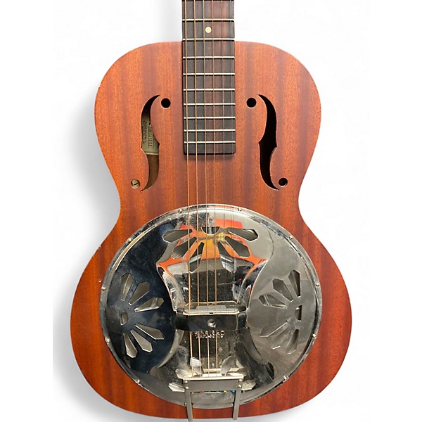 Used Gretsch Guitars G9200 Boxcar Round Neck Natural Resonator Guitar