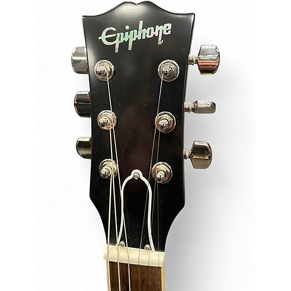 Used Epiphone 1959 LES PAUL KIRK HAMMET "GREENY" "l Yellow Solid Body Electric Guitar