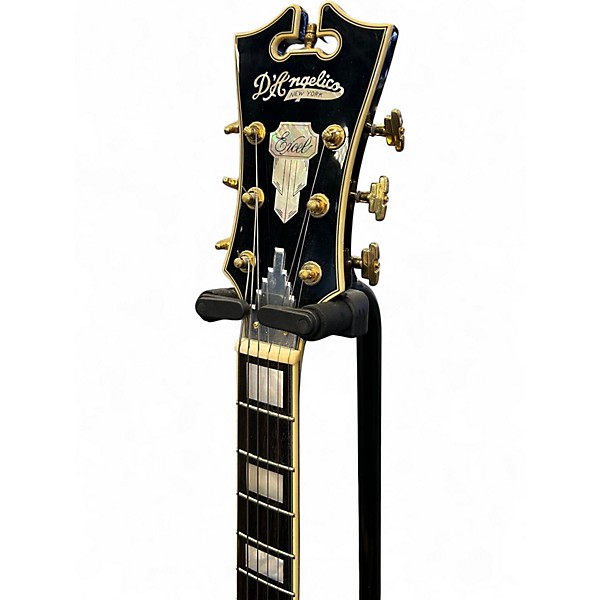 Used D'Angelico EX-59 Black Hollow Body Electric Guitar