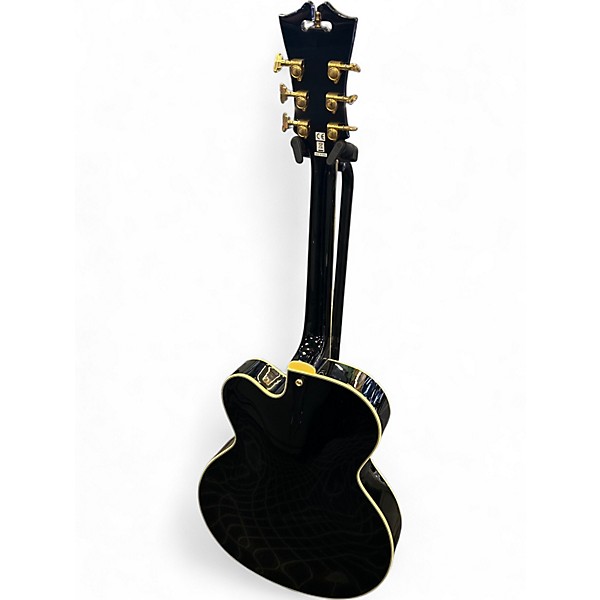 Used D'Angelico EX-59 Black Hollow Body Electric Guitar