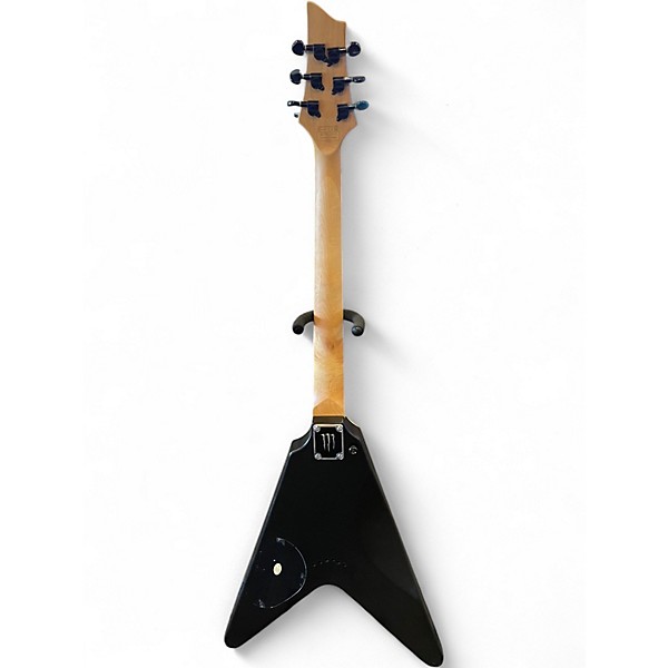 Used Schecter Guitar Research Diamond Series Monster Flying V Black Solid Body Electric Guitar