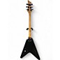Used Schecter Guitar Research Diamond Series Monster Flying V Black Solid Body Electric Guitar
