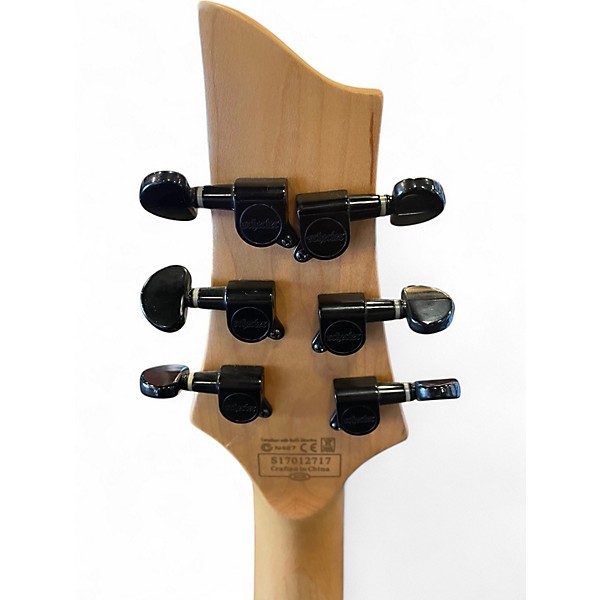 Used Schecter Guitar Research Diamond Series Monster Flying V Black Solid Body Electric Guitar