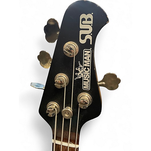 Used Ernie Ball Music Man Stingray SUB Bass Black Electric Bass Guitar