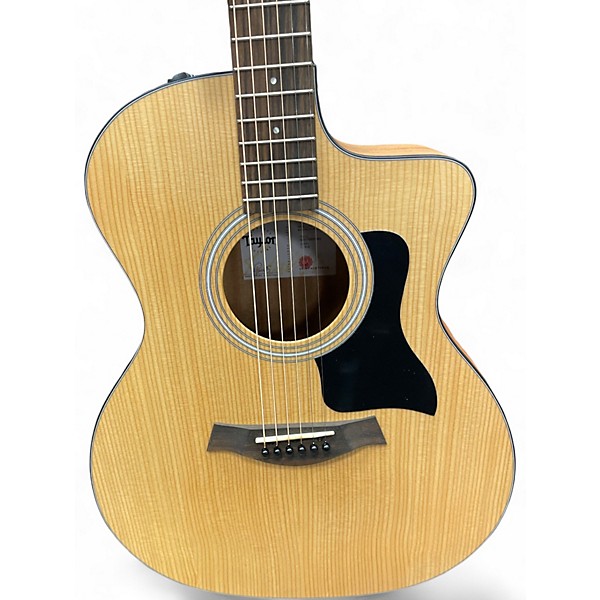 Used Taylor 114CE Natural Acoustic Electric Guitar