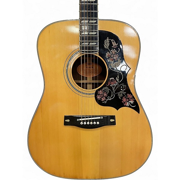 Vintage 1977 Yamaha FG401W Natural Acoustic Guitar