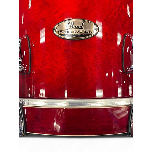Used Pearl 5 Piece Session Studio Classic ANTIQUE CRIMSON BURST Drum Kit