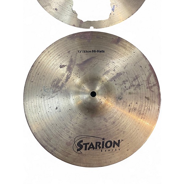Used Starion 13in HIHAT PAIR Cymbal