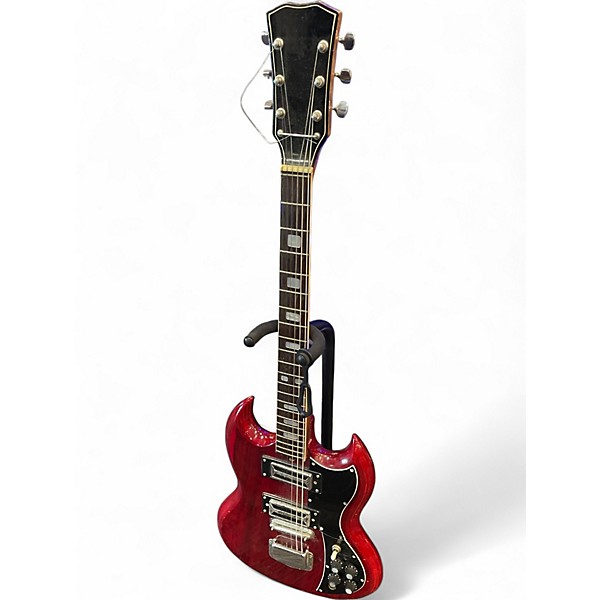 Used Kay 6 STING GUITAR Red Solid Body Electric Guitar