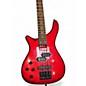 Used Rogue LX200B Series III LH Candy Apple Red Electric Bass Guitar