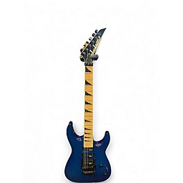 Used Jackson JS34Q Dinky Dkam Trans Blue Solid Body Electric Guitar
