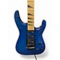 Used Jackson  JS34Q Dinky Dkam Trans Blue Solid Body Electric Guitar