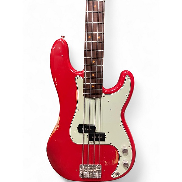 Used Fender AMERICAN VINTAGE 63 P BASSS Dakota Red Electric Bass Guitar