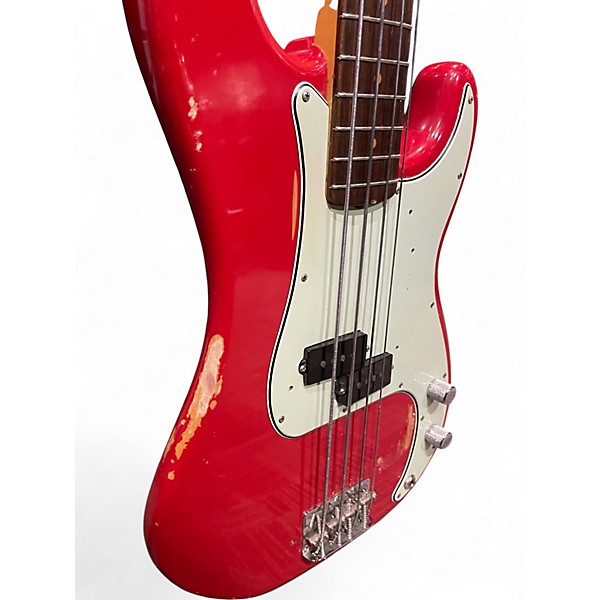 Used Fender AMERICAN VINTAGE 63 P BASSS Dakota Red Electric Bass Guitar