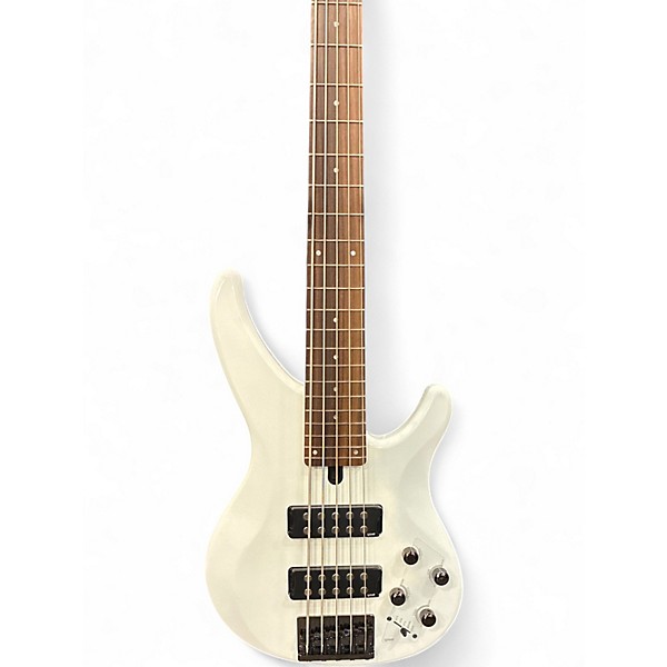 Used Yamaha TRBX 305 Alpine White Electric Bass Guitar