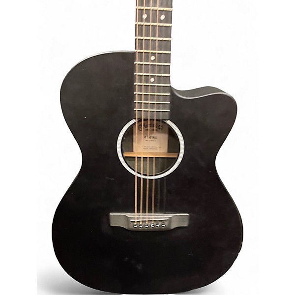 Used Martin OMCX1E Flat Black Acoustic Electric Guitar