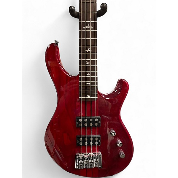 Used PRS Kingfisher Cherry Electric Bass Guitar