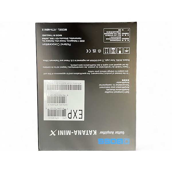 Used BOSS KTN-MINI X Katana Mini Battery Powered Amp