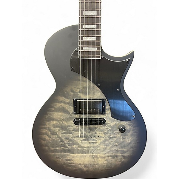 Used ESP LTD EC-01FT Charcoal Burst Satin Solid Body Electric Guitar