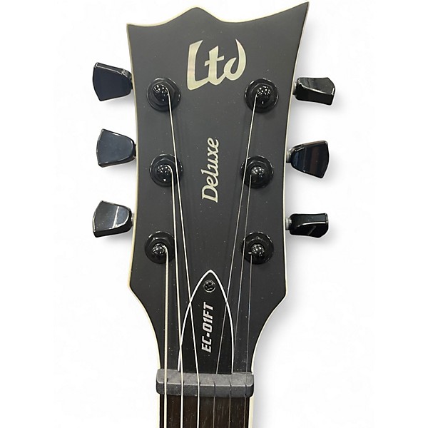 Used ESP LTD EC-01FT Charcoal Burst Satin Solid Body Electric Guitar