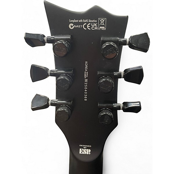 Used ESP LTD EC-01FT Charcoal Burst Satin Solid Body Electric Guitar