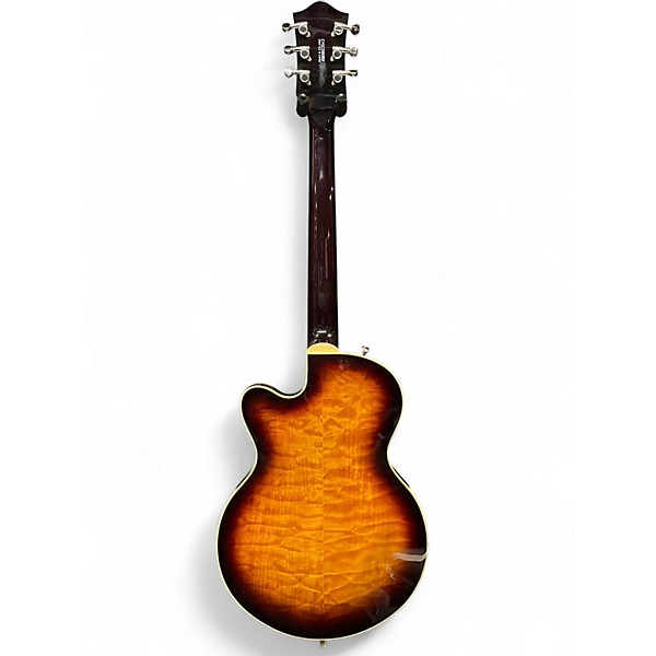 Used Gretsch Guitars G5655T-QM Electromatic Center Block Jr. Single-Cut Quilted Maple Sweet Tea Hollow Body Electric Guitar