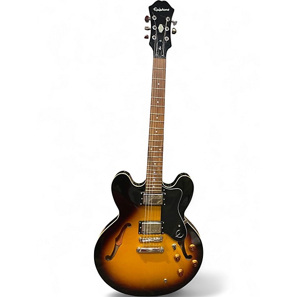 Used Epiphone Dot Vintage Sunburst Hollow Body Electric Guitar