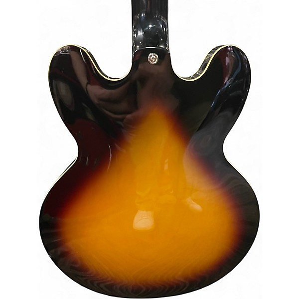 Used Epiphone Dot Vintage Sunburst Hollow Body Electric Guitar