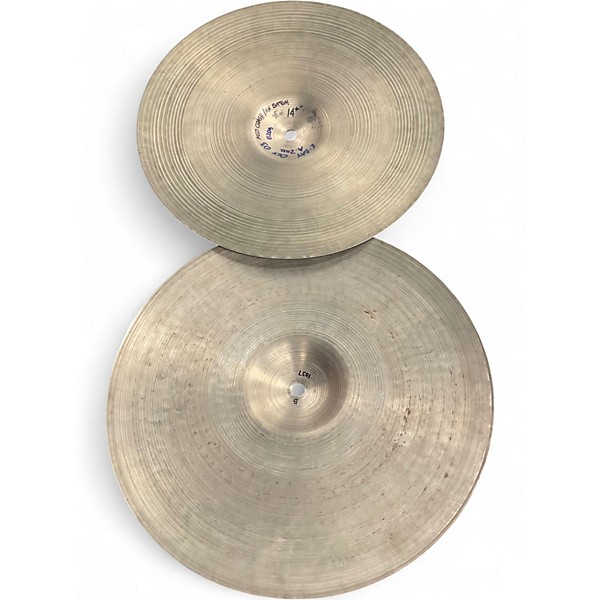 Used Zildjian 14in Avedis Hi Hat Pair Cymbal
