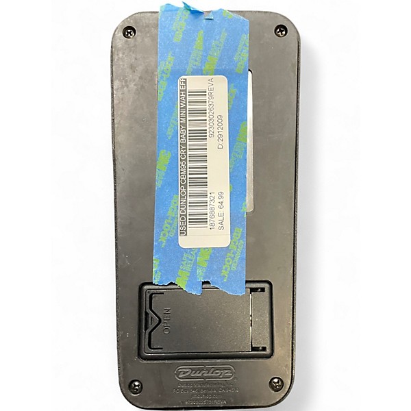 Used Dunlop CBM95 Cry Baby Mini Wah Effect Pedal