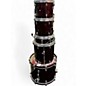 Used CODA Drums 4 Piece Drum set Maroon Drum Kit thumbnail